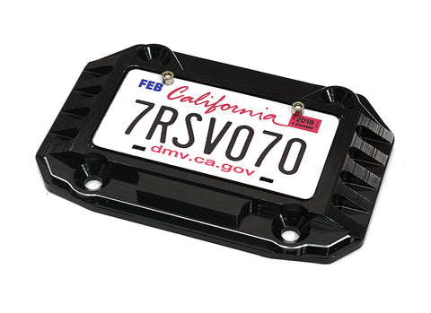 Realistic License Plate w/ Alloy Frame for Axial 1/6 SCX6