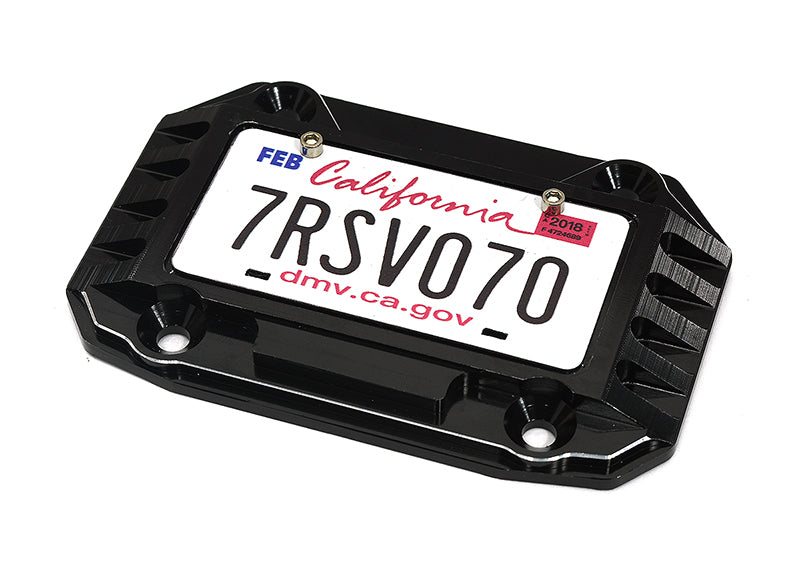 Realistic License Plate w/ Alloy Frame for Axial 1/6 SCX6