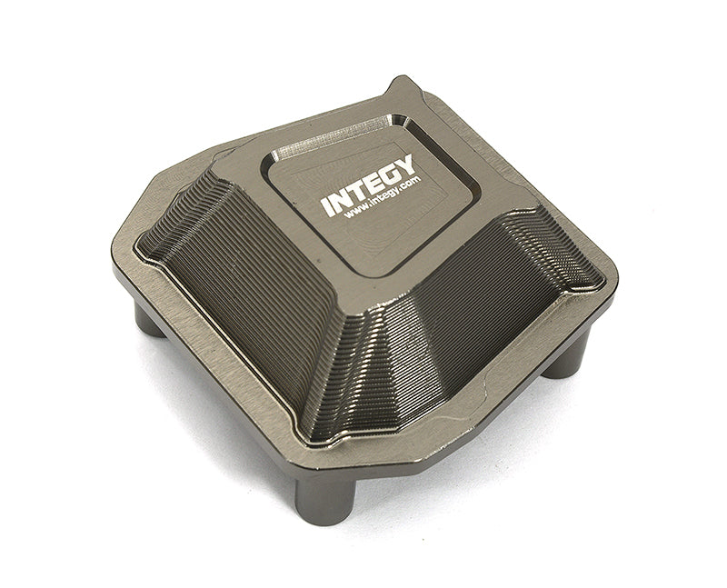Billet Machined Alloy Differential Cover for Axial SCX6 Crawler