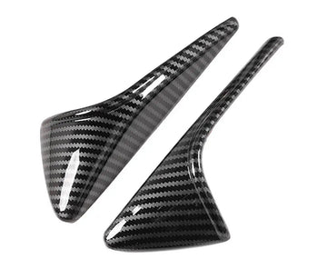 Glossy Carbon Side Camera Trim Cover for Tesla 24 Model 3