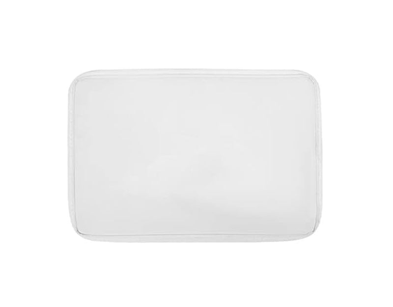 White Synthetic Leather Screen Cover for Tesla 17-23 Model 3/Y