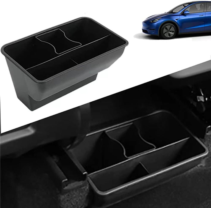ABS Rear Center Console Storage Organizer for Tesla 20-24 Model Y