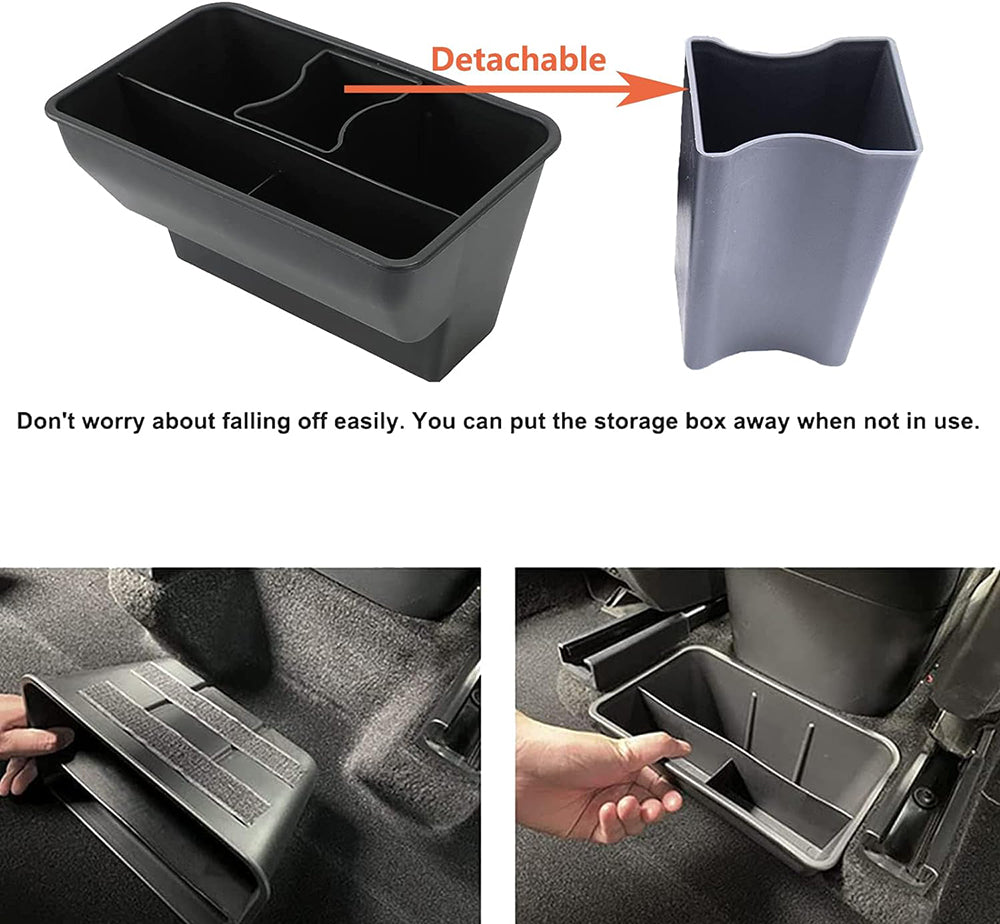 ABS Rear Center Console Storage Organizer for Tesla 20-24 Model Y