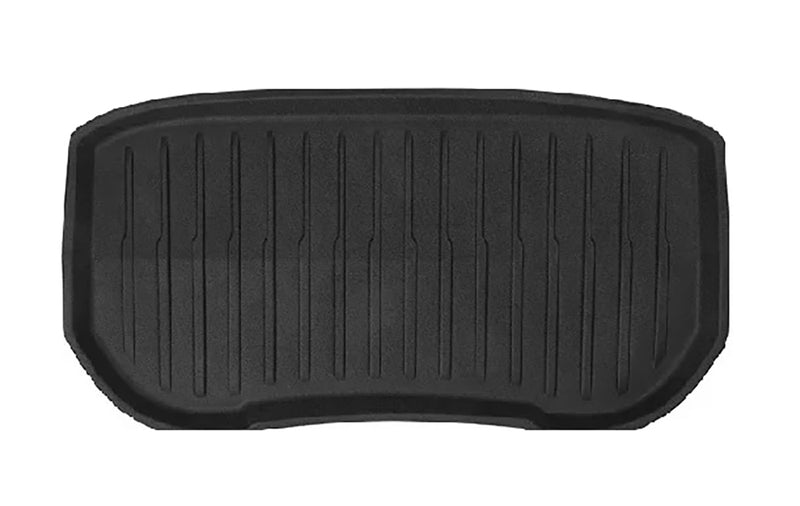 Black TPE Plastic Weather Frunk Mat w/ Pattern for Tesla 24 Model 3