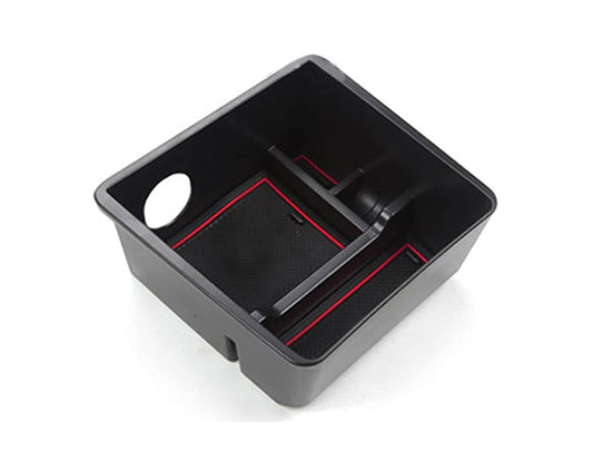 Black ABS Central Control Upper Storage Box for Tesla 21-23 Model 3/Y