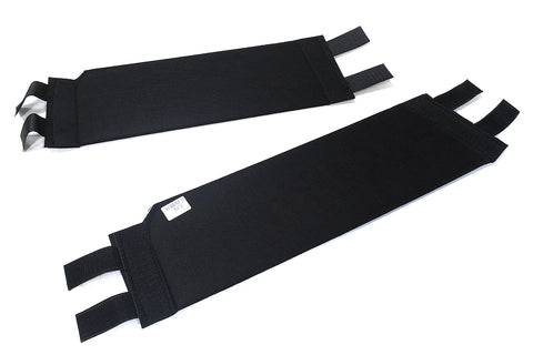Black Flocked Left and Right Rear Trunk Organizer for Tesla 22-24 Model X