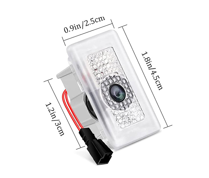 Cool White LED Door Logo Projector Decoration Lights for Tesla 17-23 Model 3/Y