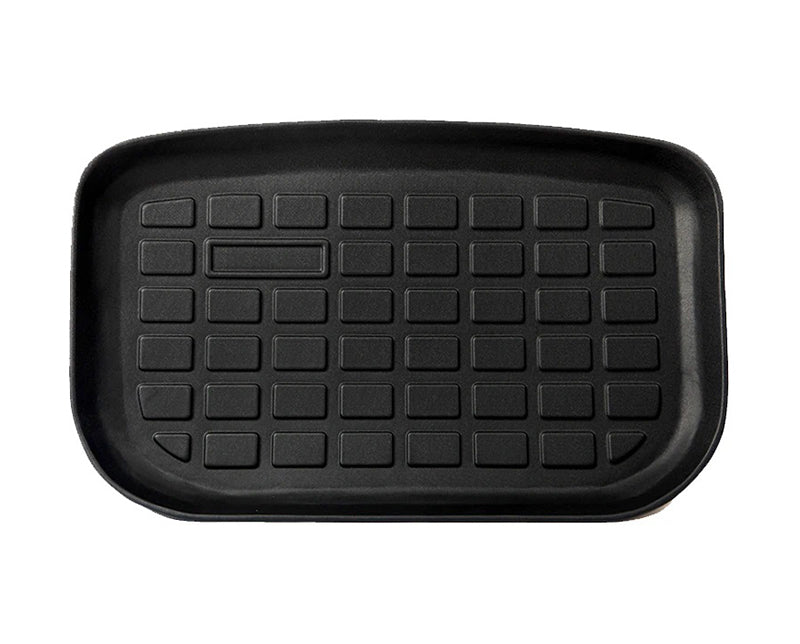 Black TPE Plastic Weather Lower Trunk Mat for Tesla 20-24 Model Y 5 Seats