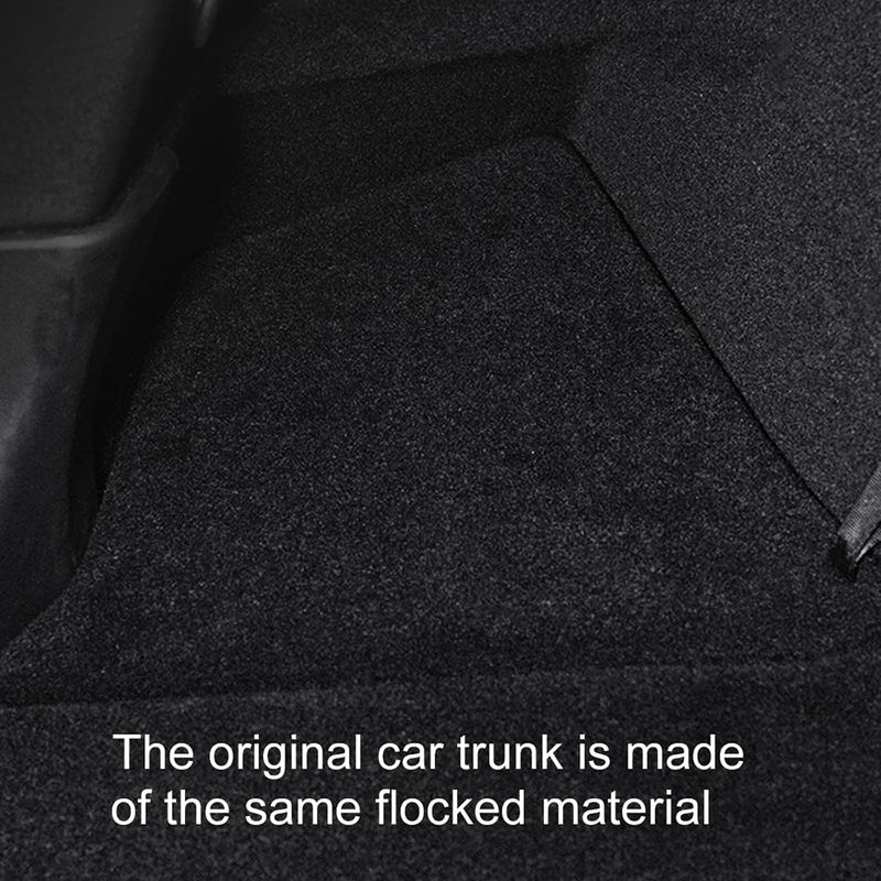 Black Left and Right Rear Trunk Storage Box w/ Cover for Tesla 24 Model 3