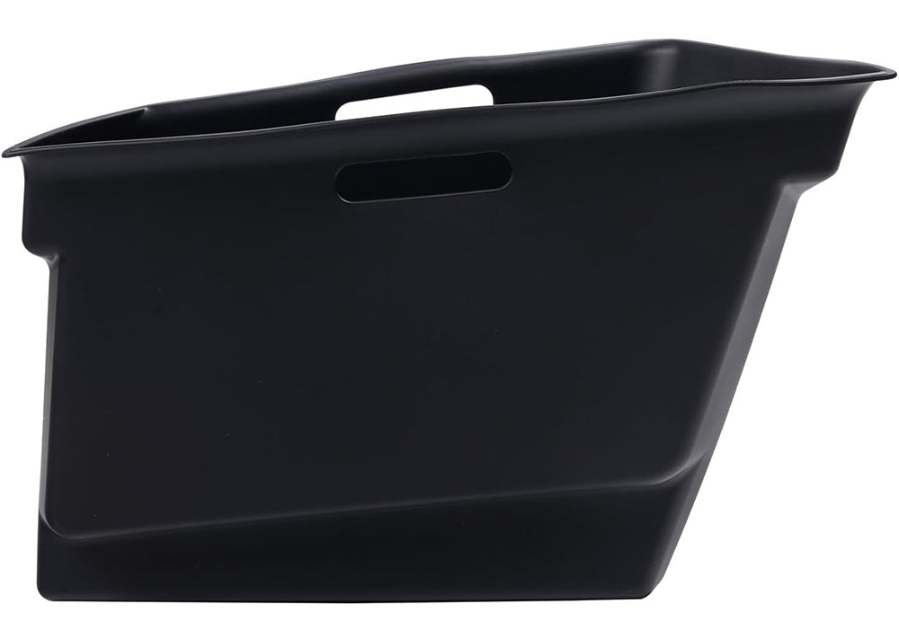 Black Silicone Rear Trunk Left Storage Box for Tesla 22-24 Model S