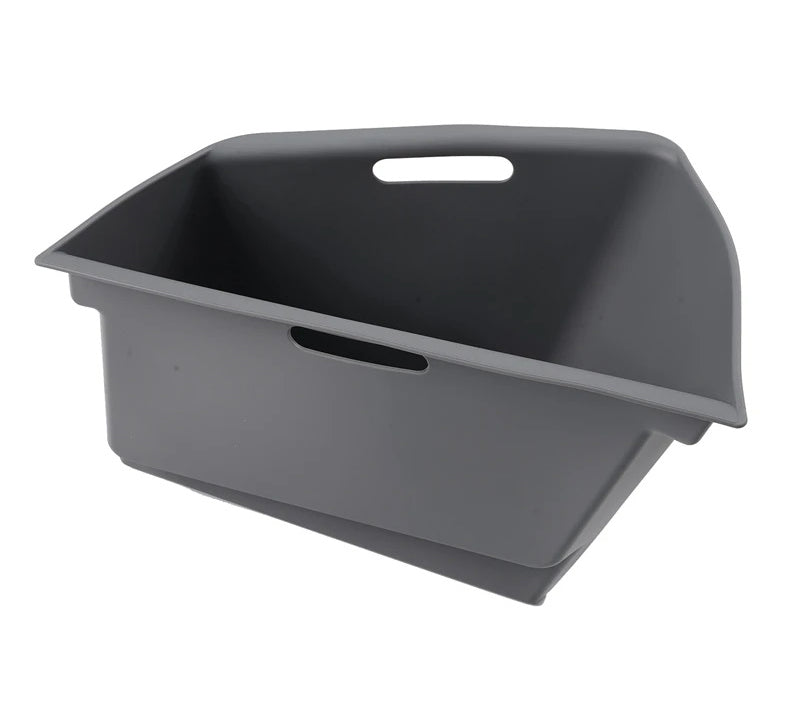 Grey Silicone Rear Trunk Left Storage Box for Tesla 22-24 Model S