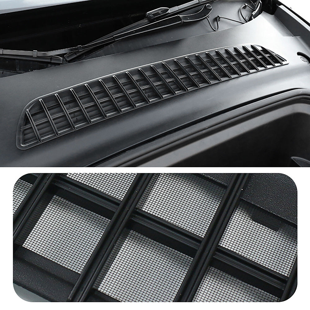 Black ABS Air Conditioning Inlet Vent Protective Covers for Tesla 21-24 Model Y