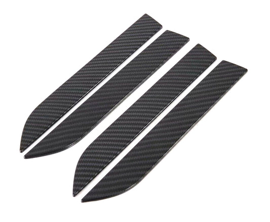 Carbon Fiber Pattern Door Handle Protector Decals for Tesla Model X