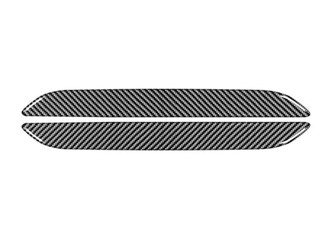 Carbon Fiber Pattern Door Sill Protector Decals for Tesla Model S