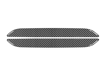 Carbon Fiber Pattern Door Sill Protector Decals for Tesla Model S