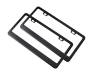 Black Stainless Steel License Plate Frame for Tesla Model 3/Y/X/S
