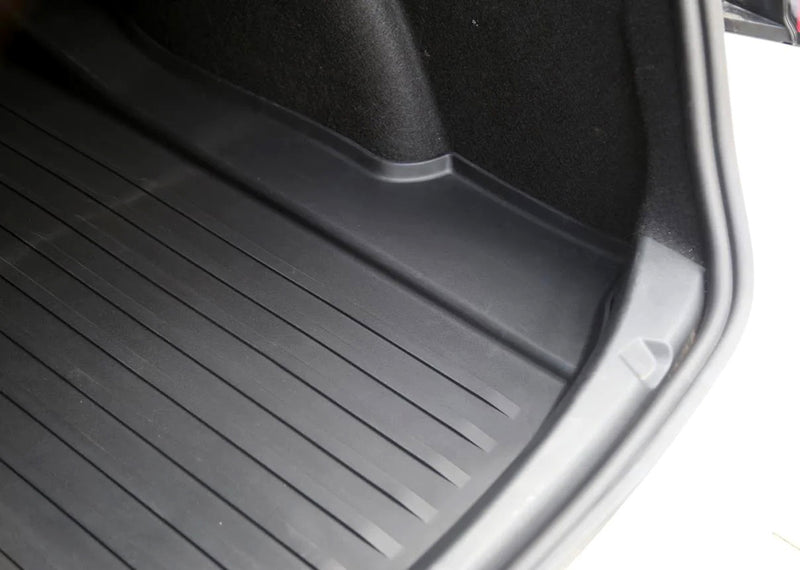 Black TPE Injection Large Trunk Mat for Tesla 21-23 Model 3