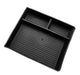 Black ABS Central Control Lower Storage Pad for Tesla 24 Model 3