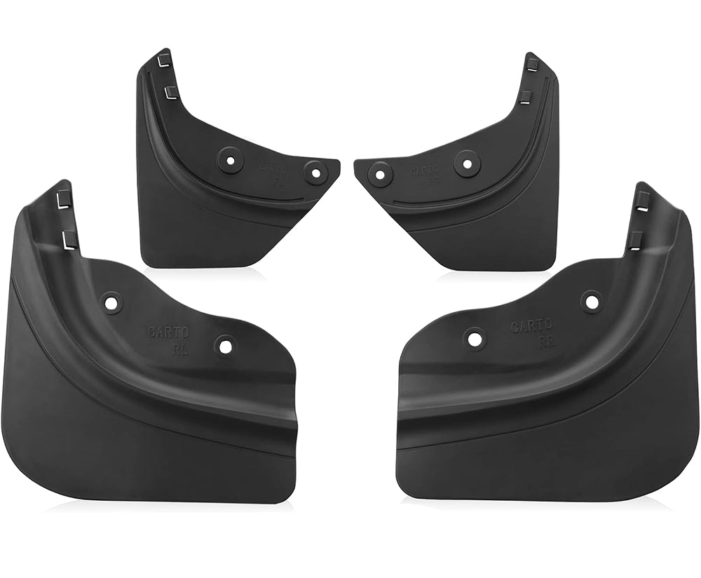 Black TPE Front & Rear Mudguards for Tesla 20-24 Model Y