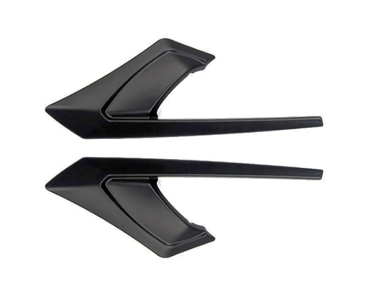 Matte Black Side Camera Aero Trim Covers Shades for Tesla 20-23.6 Model Y