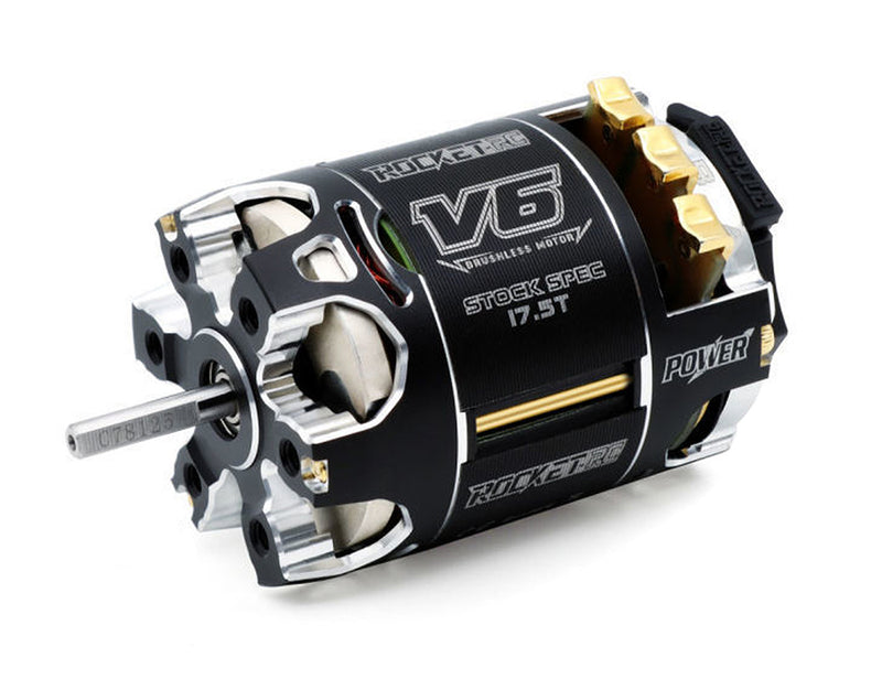 Rocket-RC V6 Stock SPEC 17.5T Sensored Brushless Motor