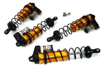 Machined Piggyback Shocks (4) for Arrma 1/8 Outcast & Kraton 6S BLX 118m & 134mm
