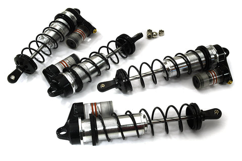 Machined Piggyback Shocks (4) for Arrma 1/8 Outcast & Kraton 6S BLX 118m & 134mm