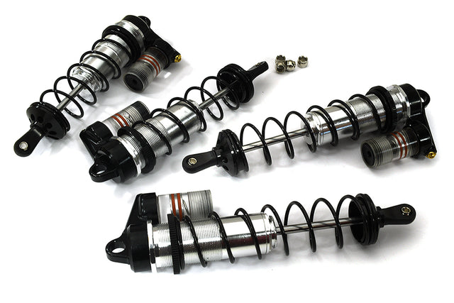 Machined Piggyback Shocks (4) for Arrma 1/8 Outcast & Kraton 6S BLX 118m & 134mm