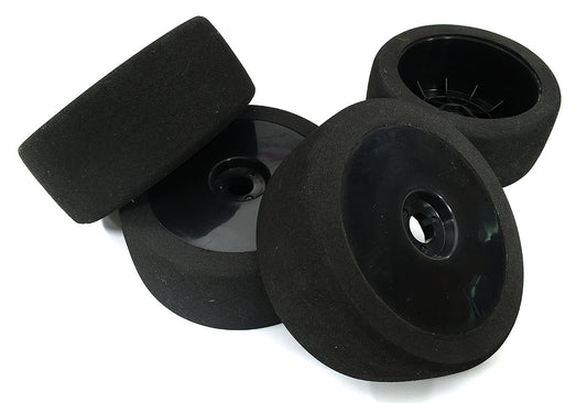 Mounted Foam Tires (4) W=44mm O.D.=110mm w/17mm Hex for Arrma On-Road Conversion