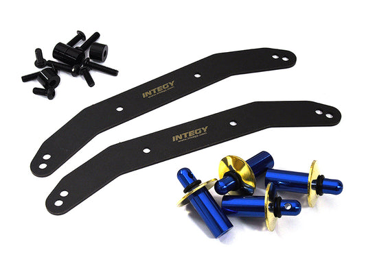 F&R Body Posts Set for Traxxas 1/10 4X4 EHD & VXHD Shock Towers