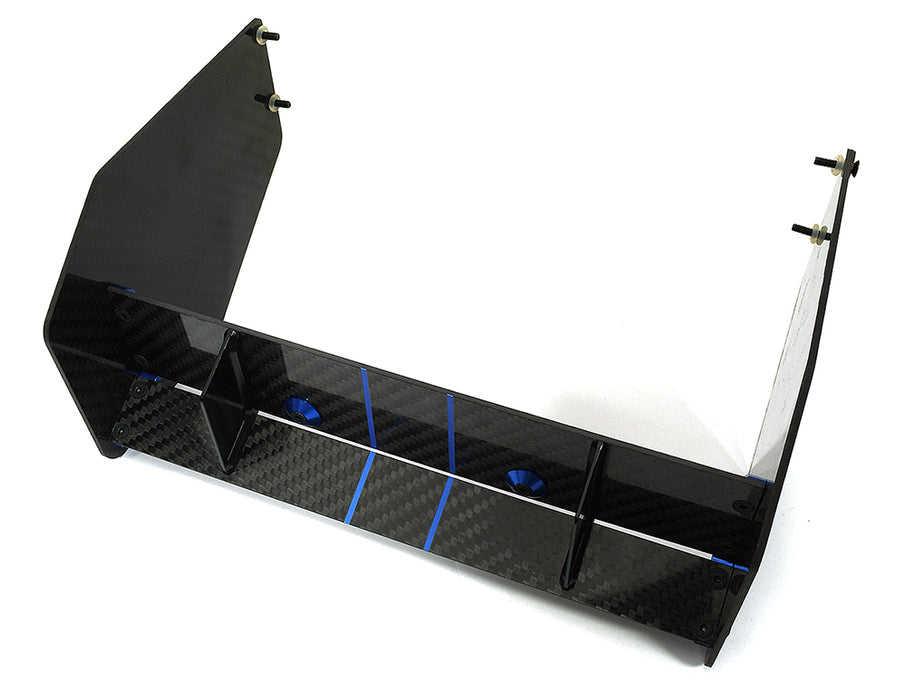 Carbon Fiber Rear Aero Wing Kit for Arrma 1/7 Limitless ARA320525 ARA320526