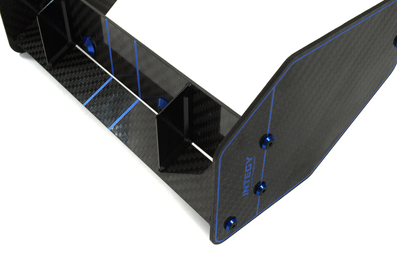 Carbon Fiber Rear Aero Wing Kit for Arrma 1/7 Limitless ARA320525 ARA320526