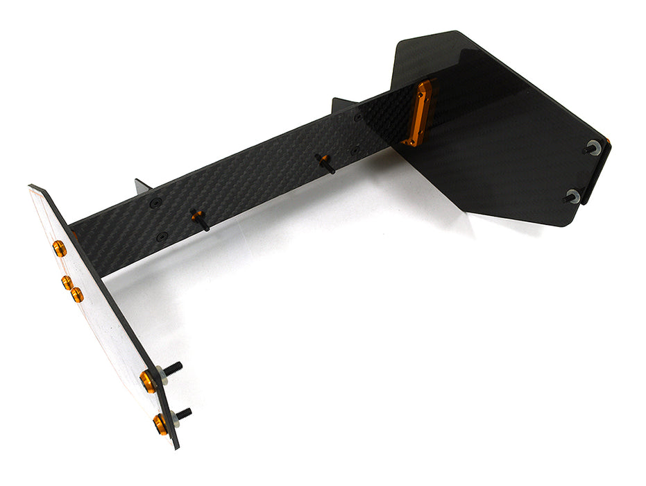 Carbon Fiber Rear Aero Wing Kit for Arrma 1/7 Limitless ARA320525 ARA320526