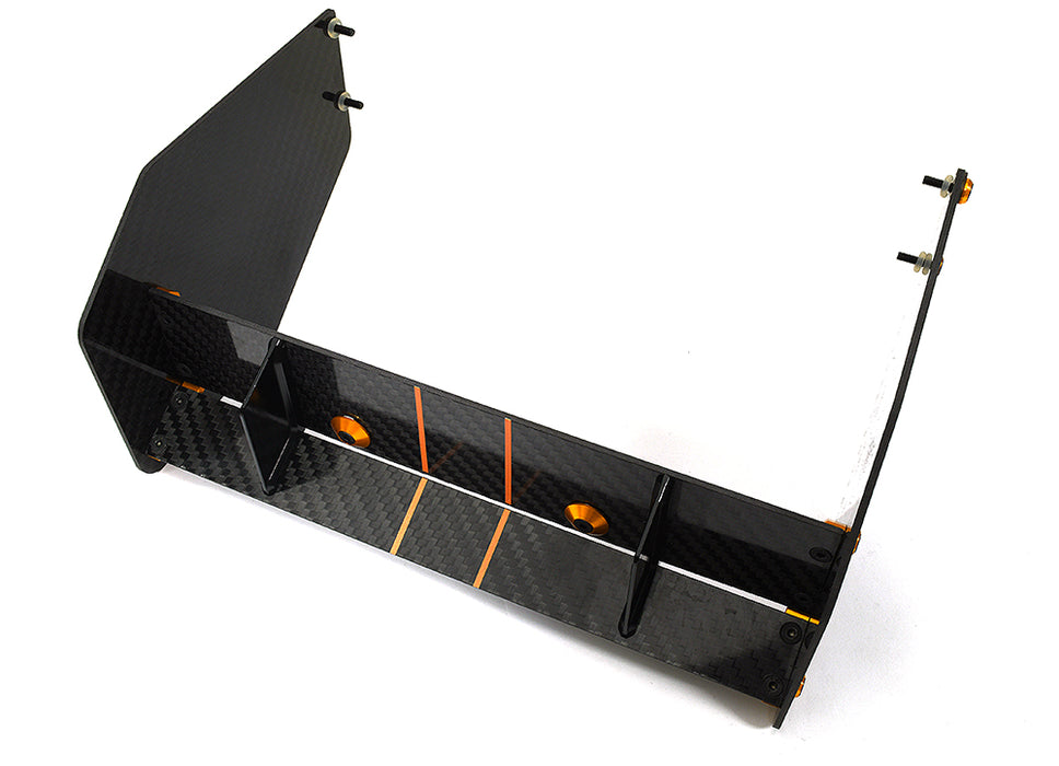Carbon Fiber Rear Aero Wing Kit for Arrma 1/7 Limitless ARA320525 ARA320526