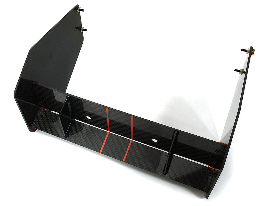 Carbon Fiber Rear Aero Wing Kit for Arrma 1/7 Limitless ARA320525 ARA320526