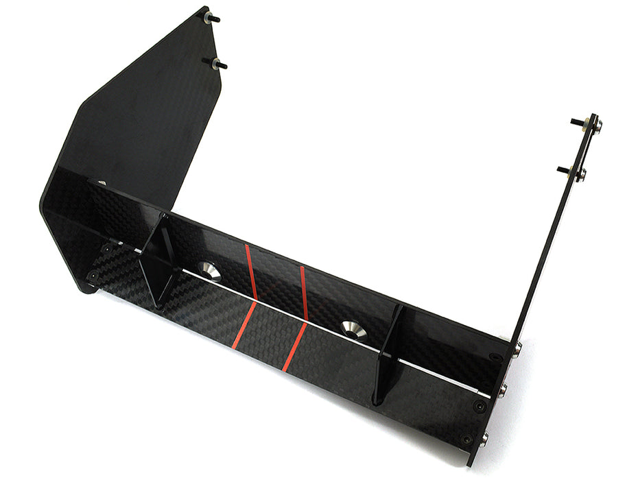 Carbon Fiber Rear Aero Wing Kit for Arrma 1/7 Limitless ARA320525 ARA320526