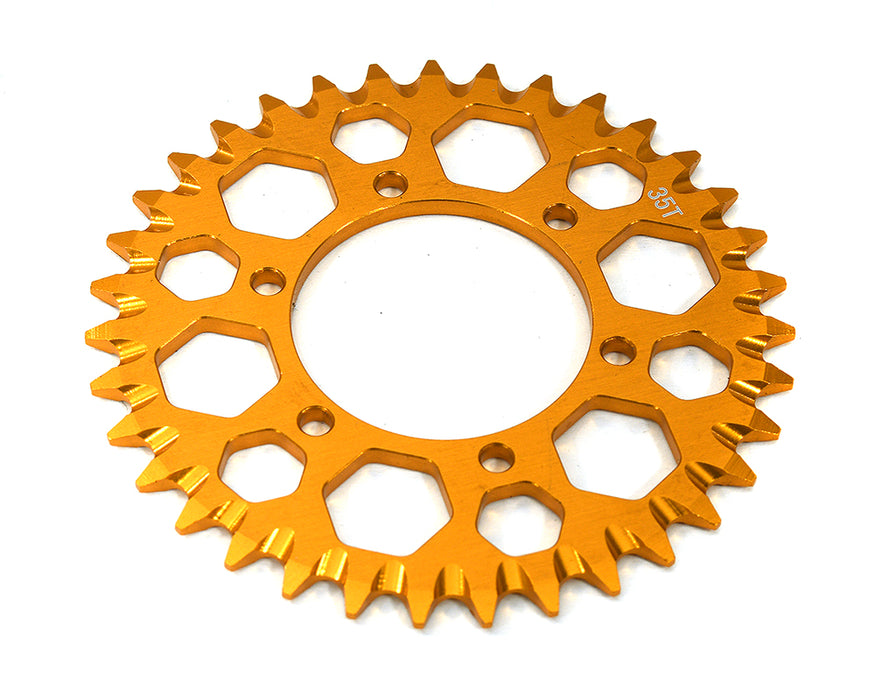 Billet Machined 35T Hub Chain Sprocket for Losi 1/4 Promoto-MX Motorcycle