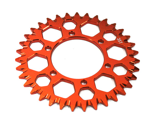 Billet Machined 35T Hub Chain Sprocket for Losi 1/4 Promoto-MX Motorcycle