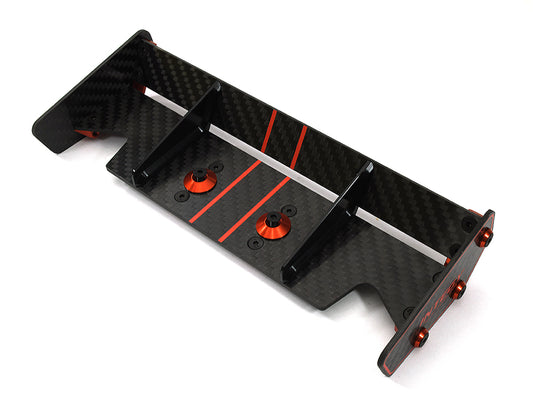 Carbon Fiber Rear Aero Wing Kit for Arrma 1/8 Outcast 6S BLX