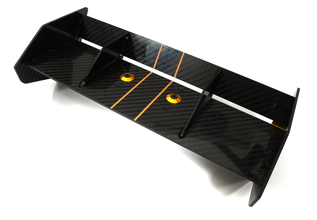 Carbon Fiber Rear Aero Wing Kit for Arrma 1/5 Kraton 4X4 8S BLX