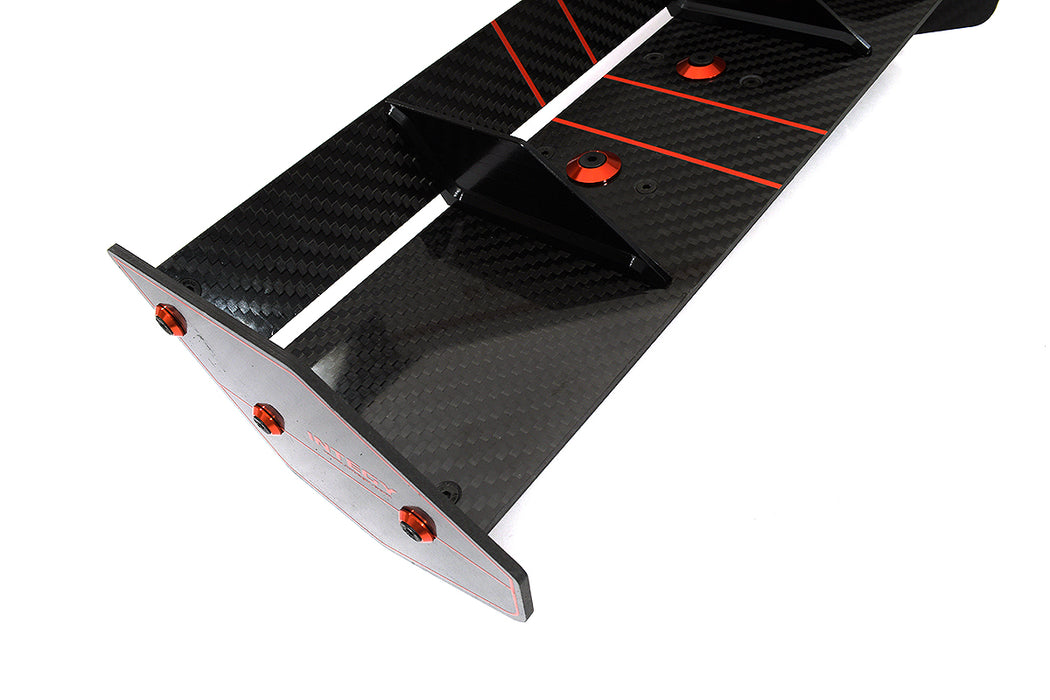 Carbon Fiber Rear Aero Wing Kit for Arrma 1/5 Kraton 4X4 8S BLX ARA320492