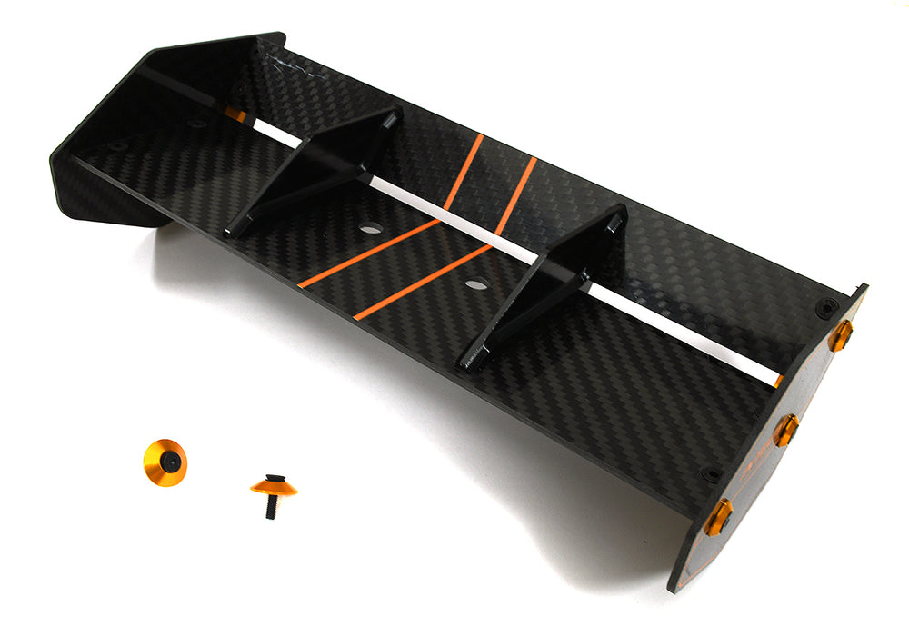 Carbon Fiber Rear Aero Wing Kit for Arrma 1/8 Kraton 6S BLX