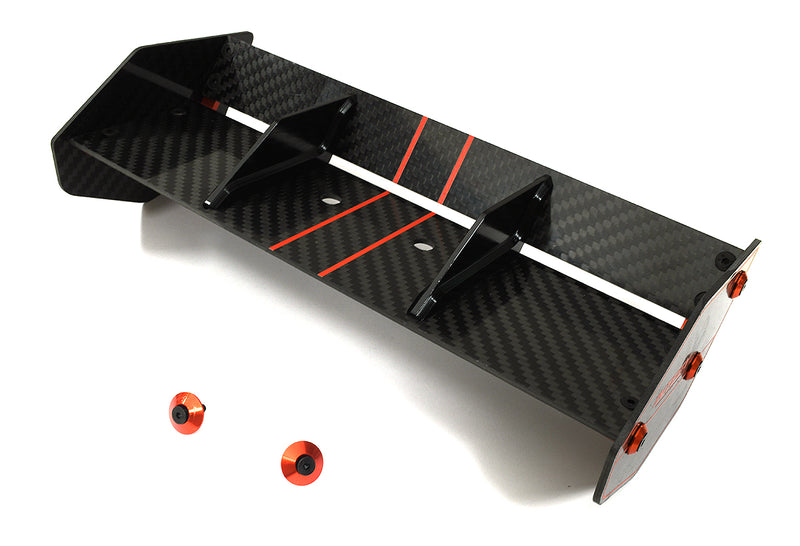 Carbon Fiber Rear Aero Wing Kit for Arrma 1/8 Kraton 6S BLX