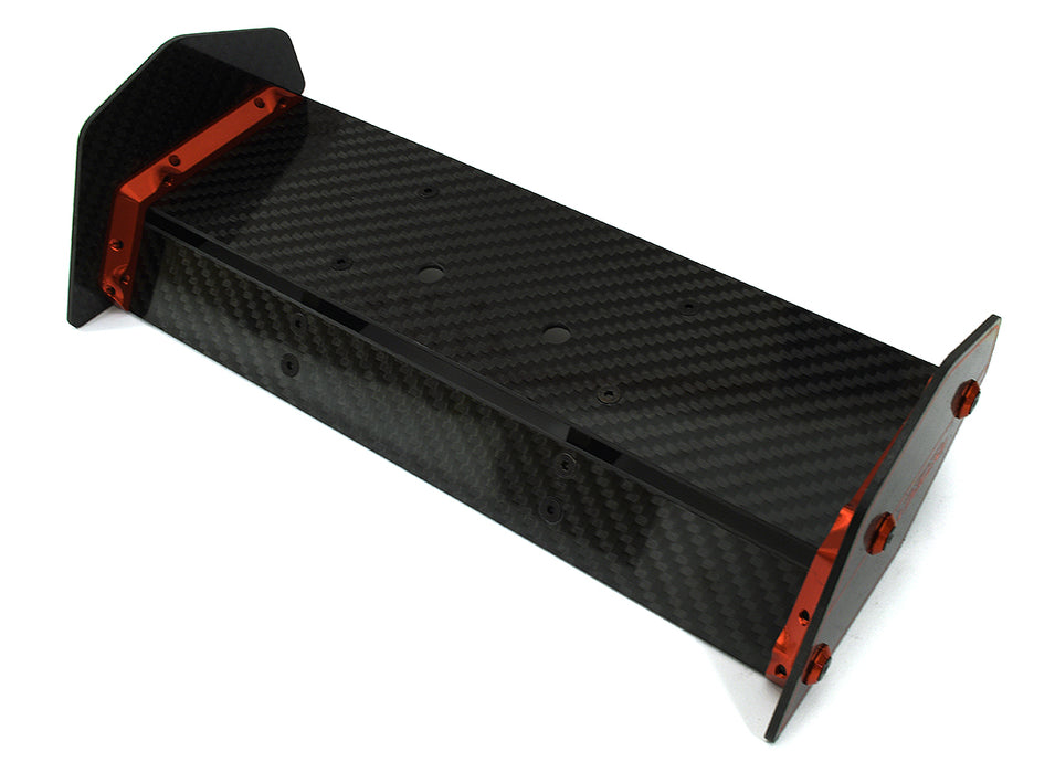 Carbon Fiber Rear Aero Wing Kit for Arrma 1/8 Kraton 6S BLX AR480002