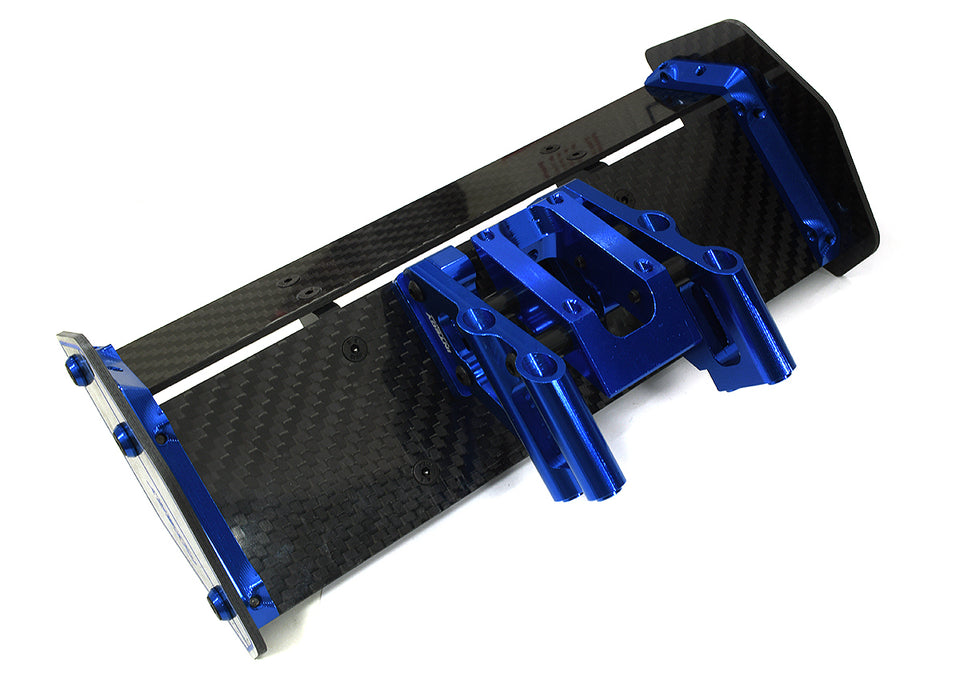 Carbon Fiber Rear Aero Wing Kit for Arrma 1/10 Kraton 4X4 4S V2 BLX ARA480044