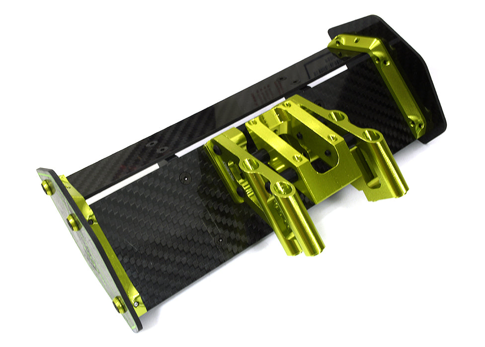 Carbon Fiber Rear Aero Wing Kit for Arrma 1/10 Kraton 4X4 4S V2 BLX ARA480044
