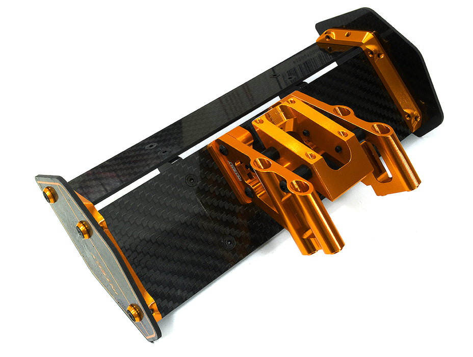 Carbon Fiber Rear Aero Wing Kit for Arrma 1/10 Kraton 4X4 4S V2 BLX ARA480044