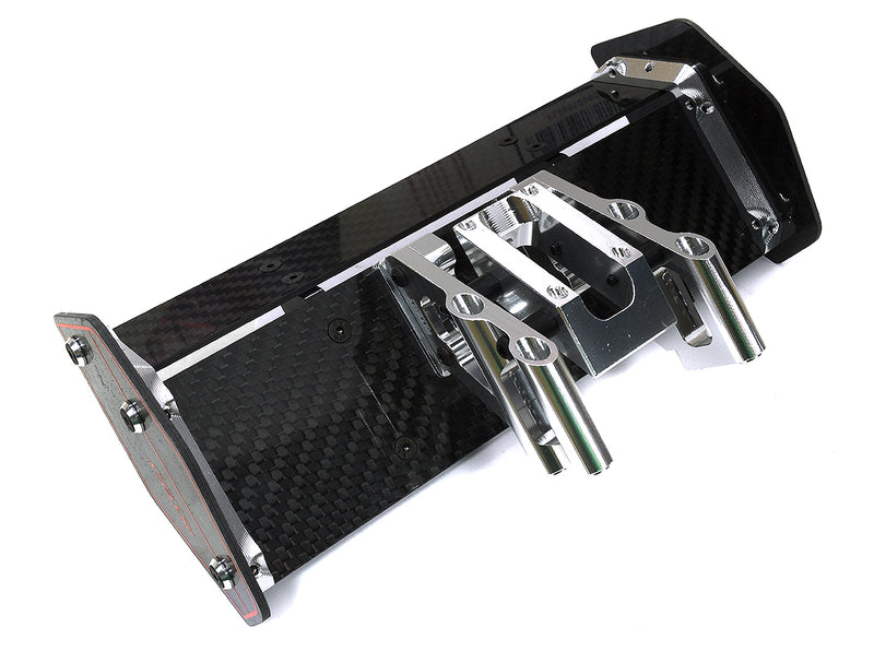 Carbon Fiber Rear Aero Wing Kit for Arrma 1/10 Kraton 4X4 4S V2 BLX ARA480044