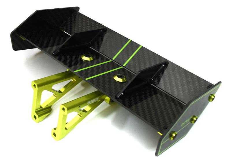 Carbon Fiber Rear Aero Wing Kit for Traxxas 1/8 Sledge 4WD