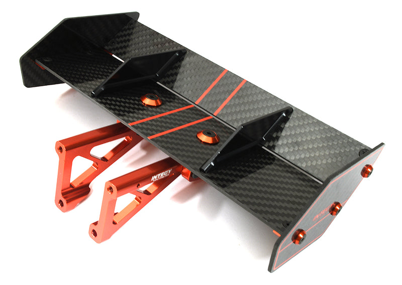 Carbon Fiber Rear Aero Wing Kit for Traxxas 1/8 Sledge 4WD